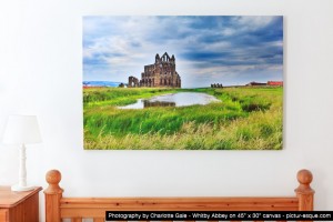 Whitby Abbey Photo on Canvas