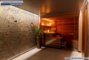 Photograph of a private sauna