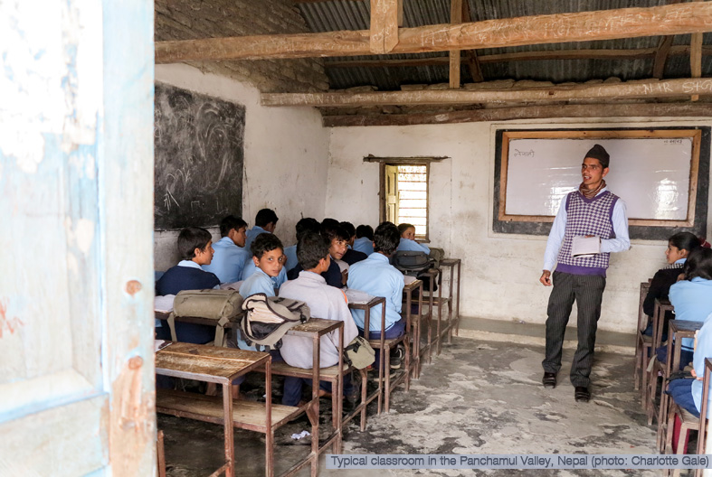 Classroom in Nepal