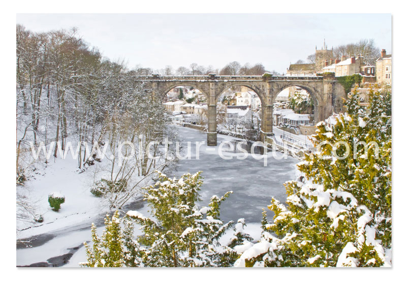 Knaresborough Frozen Nidd Christmas Card