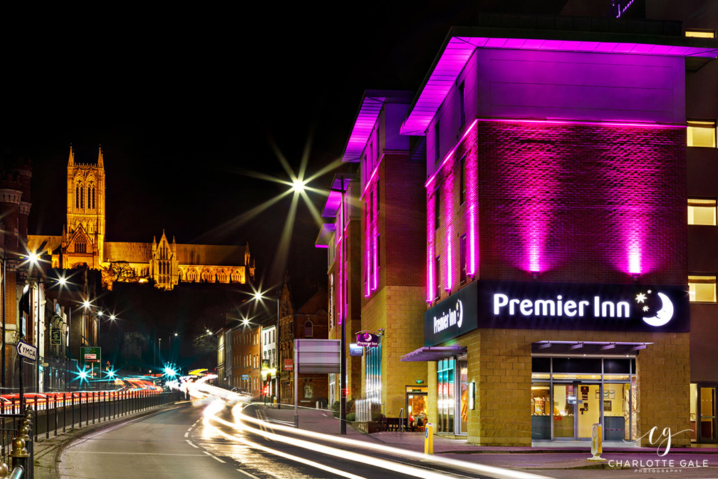 Lincoln Cathedral from Premier Inn by Charlotte Gale