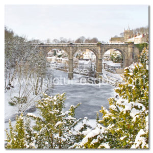 Frozen Nidd Knaresborough