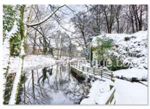 Mother Shiptons Knaresborough Christmas Card by Charlotte Gale