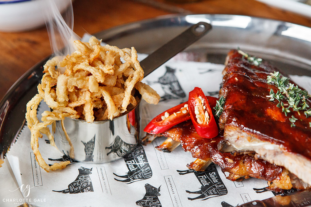 Photo of Ribs at Provenance Inns Oak Tree Helperby by Charlotte Gale Photography