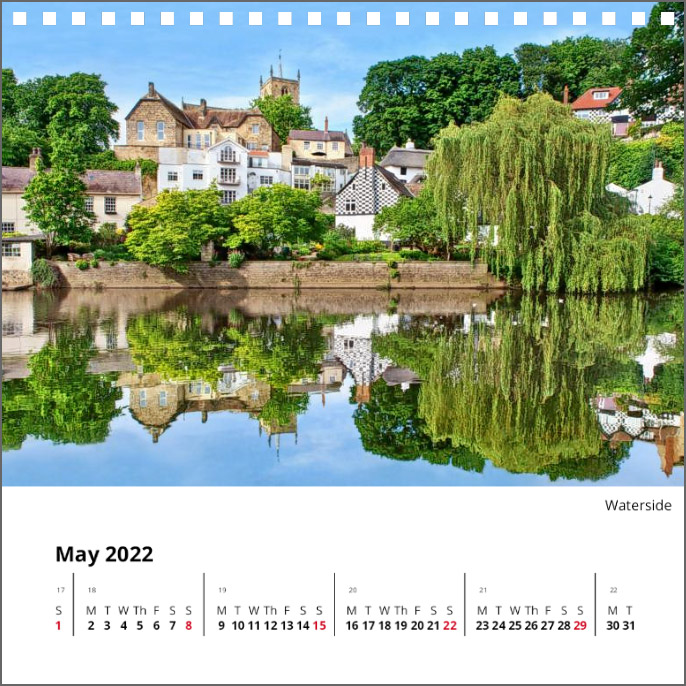 Knaresborough Desk Calendar 2022 by Charlotte Gale Photography Waterside Knaresborough