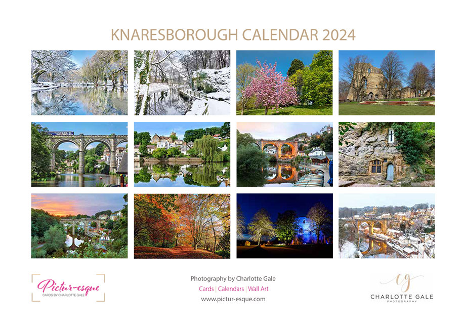 Knaresborough Wall Calendar 2024 by Charlotte Gale Photography