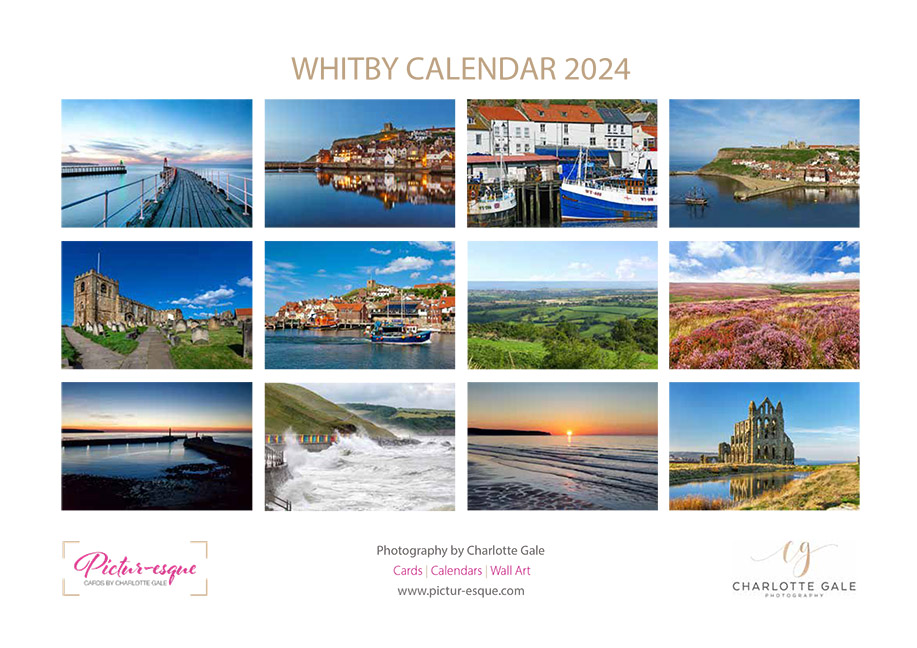 Whitby Wall Calendar 2024 by Charlotte Gale Photography