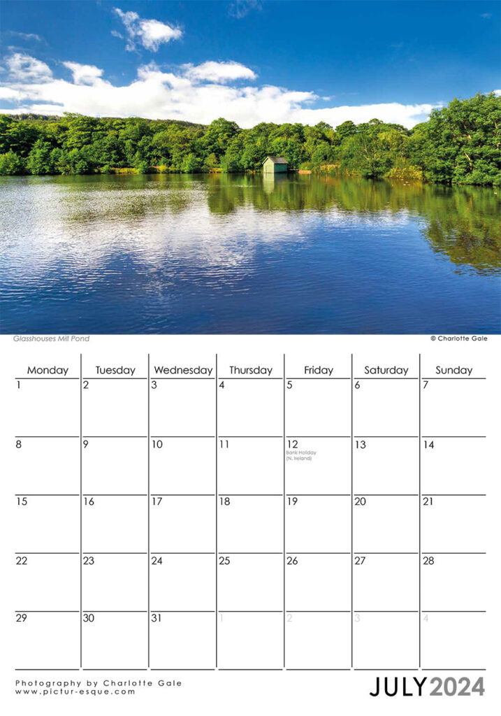 Nidderdale 2024 Wall Calendar by Charlotte Gale Photography