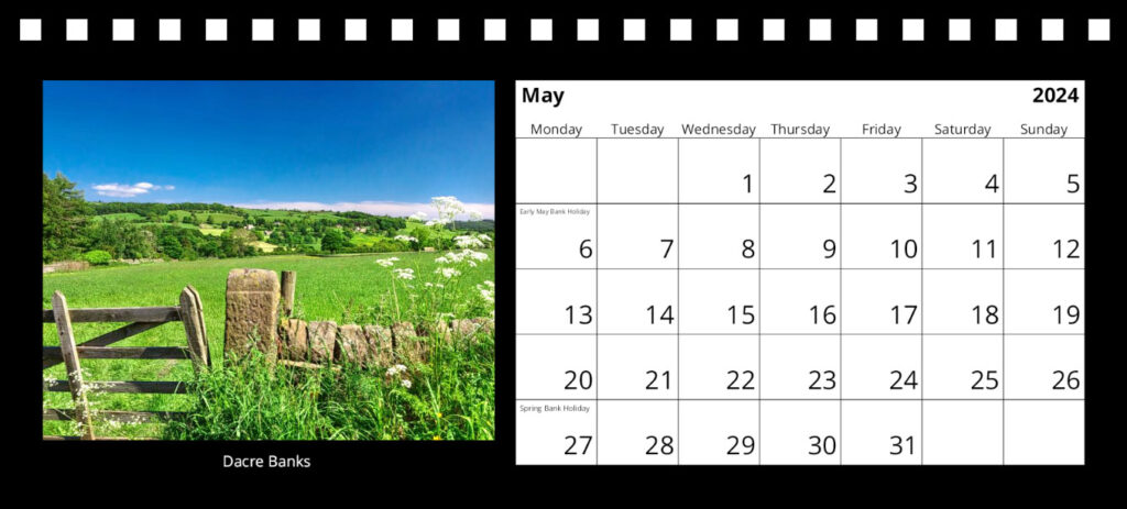 Nidderdale Desk Calendar 2024 by Charlotte Gale Photography