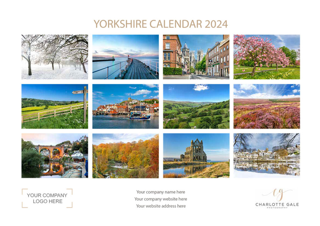 Yorkshire corporate calendar by Charlotte Gale Photography