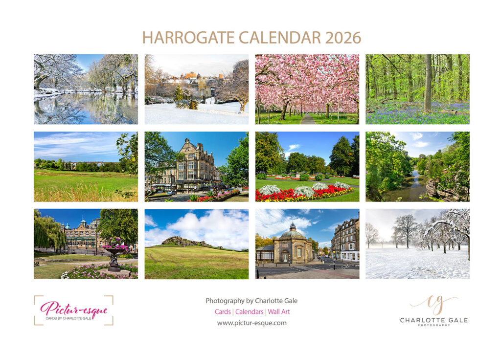 Harrogate 2026 wall calendar by Charlotte Gale