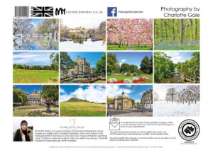 Harrogate A4 2026 wall calendar by Charlotte Gale