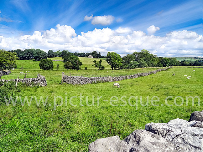 Malham photo on canvas and Malham framed photo