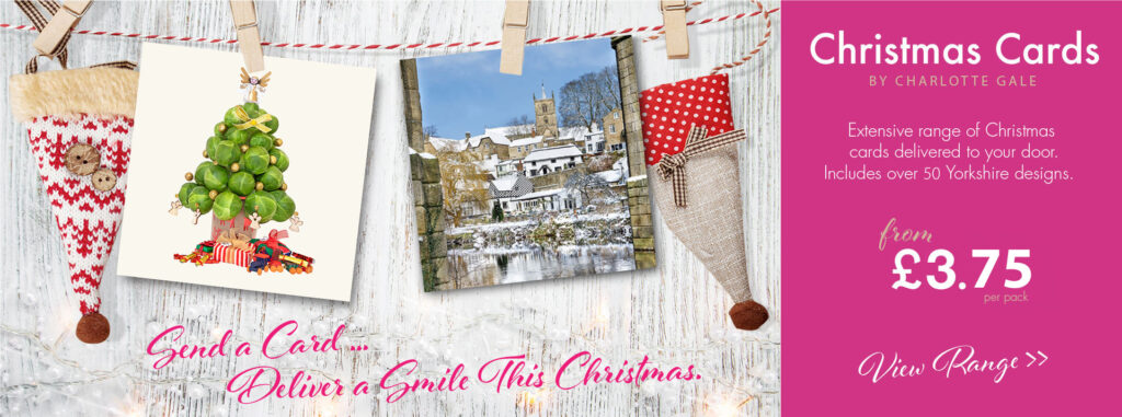 Photographic Christmas cards by Charlotte Gale Photography, including many Yorkshire Christmas cards