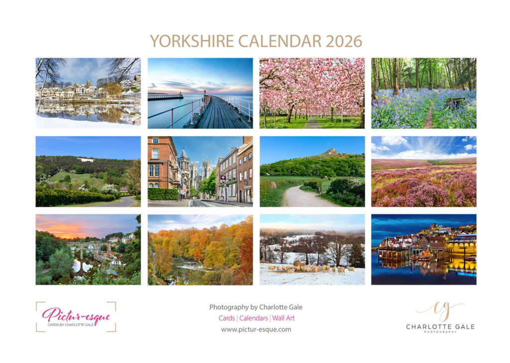 Yorkshire 2026 Wall Calendar by Charlotte Gale
