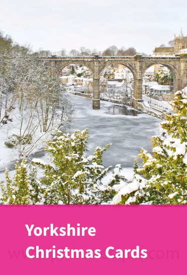 Yorkshire Christmas cards by Charlotte Gale Photography. Corporate logo and address personalisation services available.