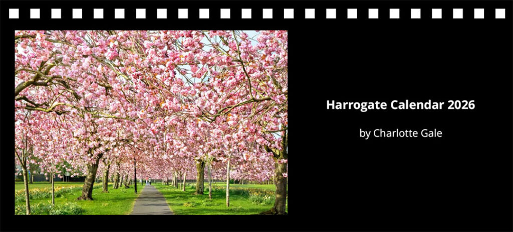 Harrogate desk calendar 2026 by Charlotte Gale Photography