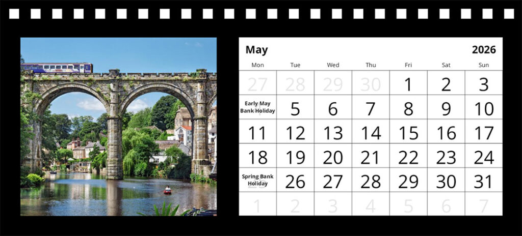 Knaresborough desk calendar 2026 by Charlotte Gale Photography